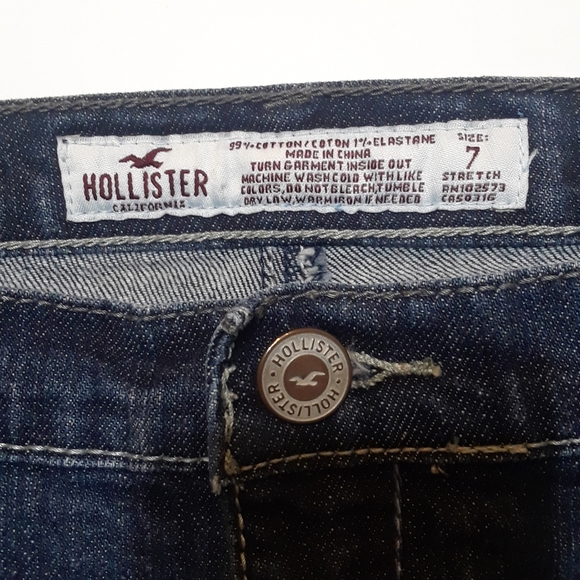 EUC Hollister Jean Skirt - Picture 4 of 4